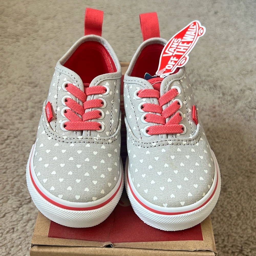Vans Authentic elastic lace sneakers. 
Toddler size 6.5. Brand new!
